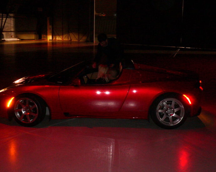 Tesla Roadster launch